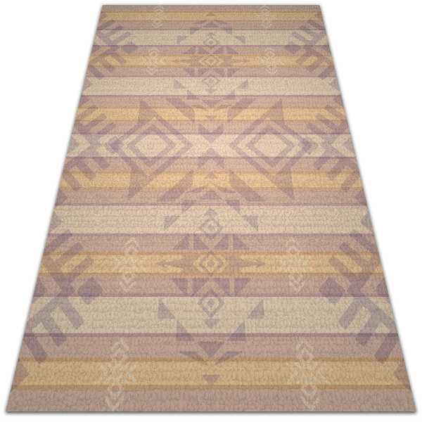 Universal vinyl carpet Indian geometry