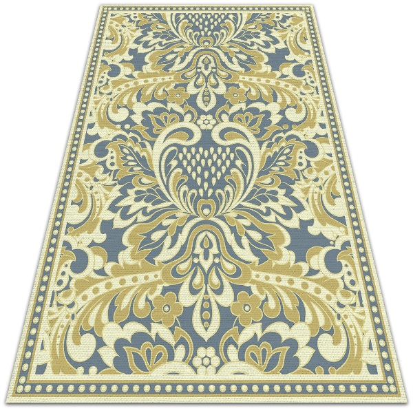 Indoor vinyl PVC carpet Exotic flowers