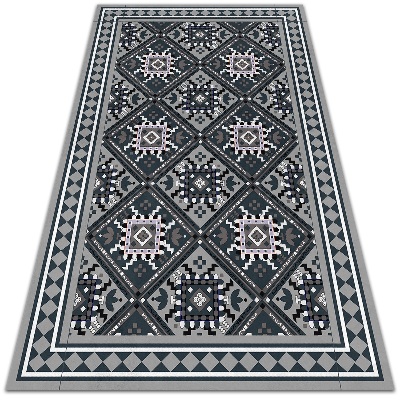 Indoor vinyl PVC carpet Arabic geometry