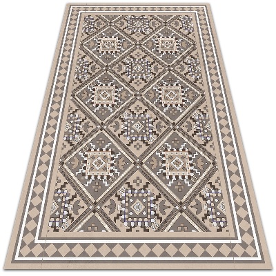 Indoor vinyl PVC carpet Arabic geometry