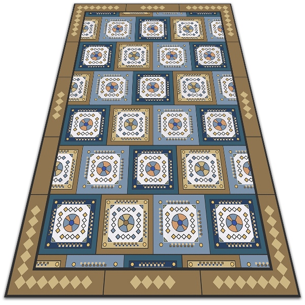 Universal vinyl carpet Geometric cube