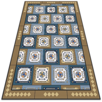 Universal vinyl carpet Geometric cube