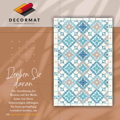 Fashionable vinyl rug Geometric weave