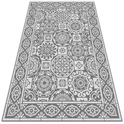 Universal vinyl rug Greek geometry