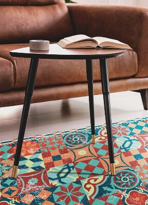 Fashionable vinyl rug Portuguese retro