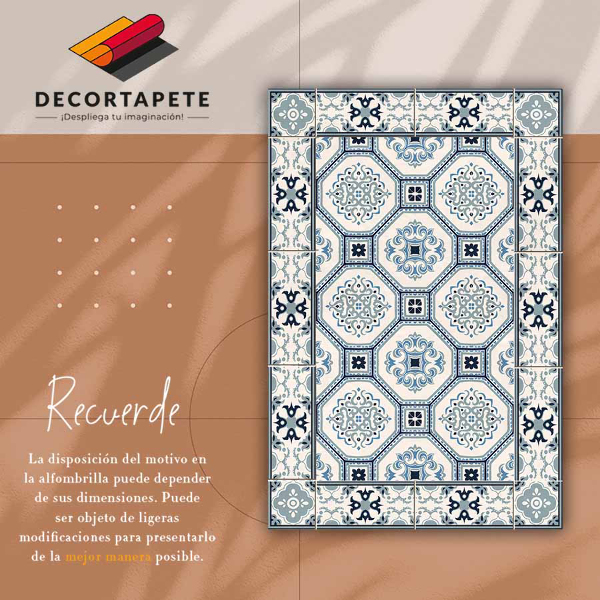 Vinyl rug Geometric shapes