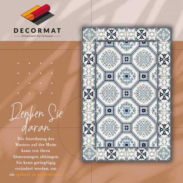 Vinyl rug Geometric shapes