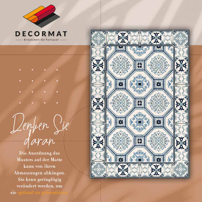 Vinyl rug Geometric shapes