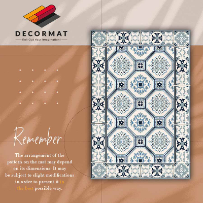 Vinyl rug Geometric shapes