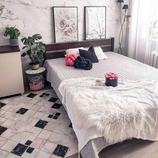 Interior PVC rug Beautiful marble