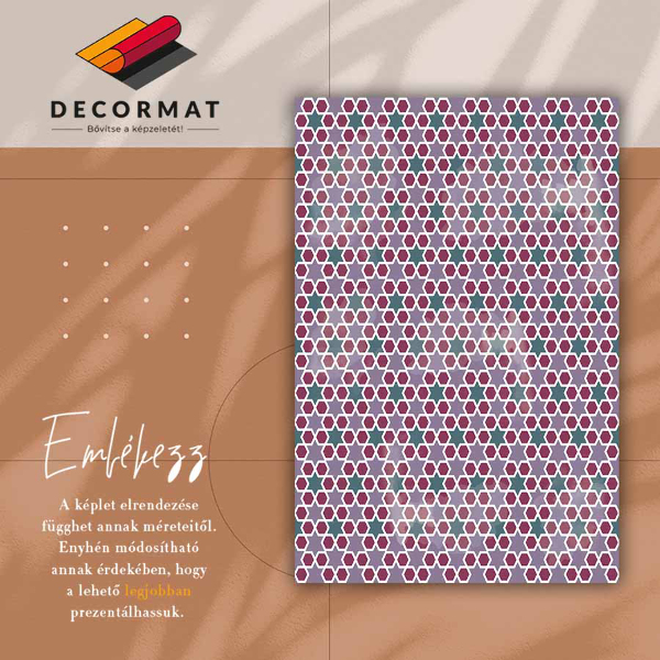 Vinyl rug Geometric stars