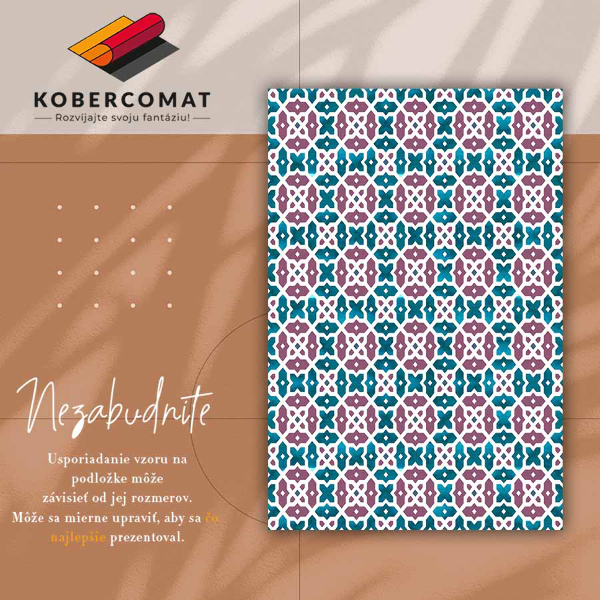 Vinyl rug Geometric shapes