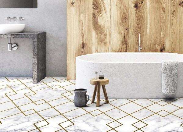 Indoor vinyl PVC carpet Decorated marble