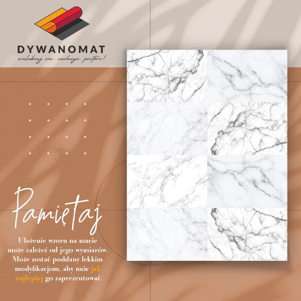 Indoor vinyl PVC carpet Marble tiles