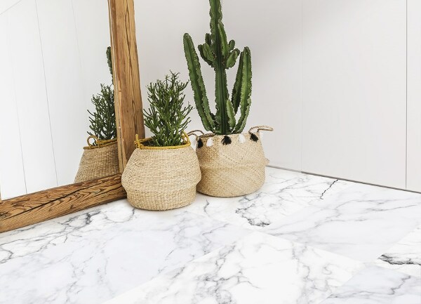 Indoor vinyl PVC carpet Marble tiles