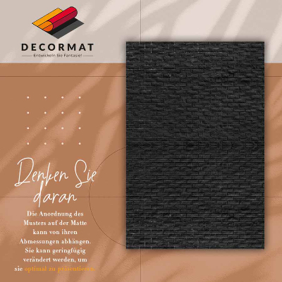 Vinyl indoor rug Brick