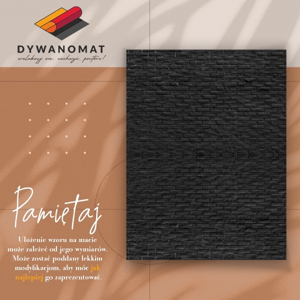 Vinyl indoor rug Brick