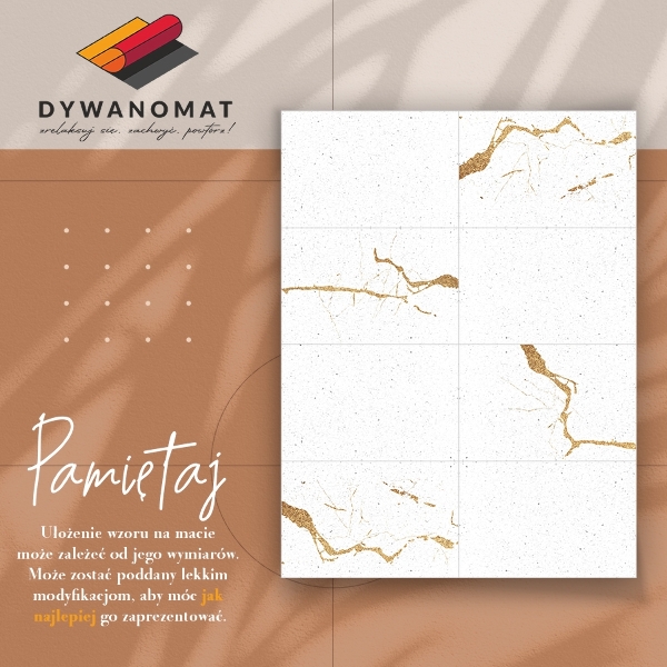 Vinyl floor mat Stone tiles