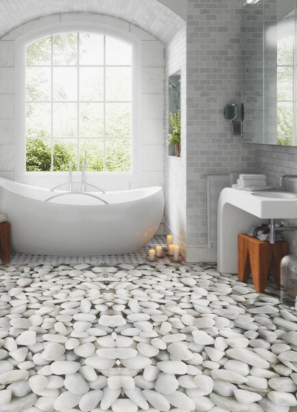 Interior PVC rug Stones