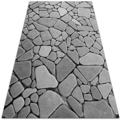 Interior PVC rug Large stones