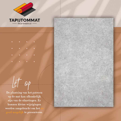 Fashionable vinyl rug Structural concrete