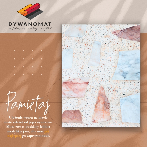 Interior PVC rug Beautiful marble