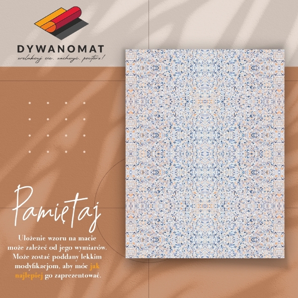 Universal vinyl rug Patterned marble