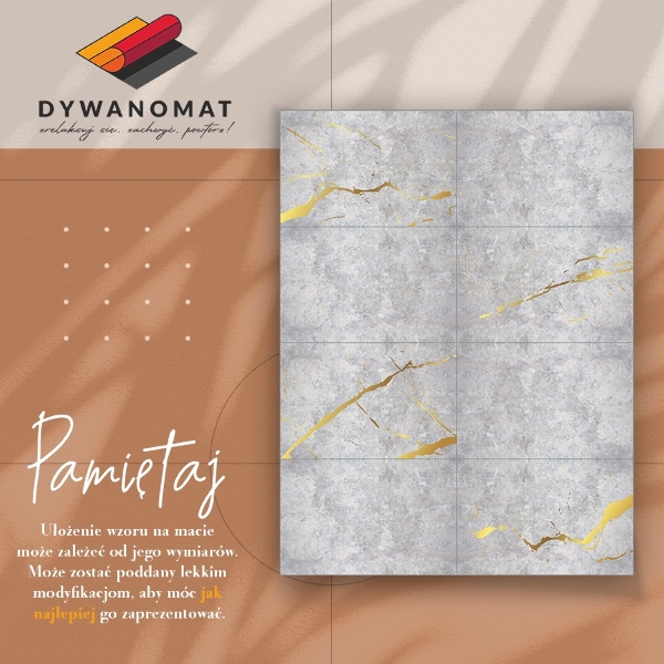 Vinyl floor mat Stone tiles