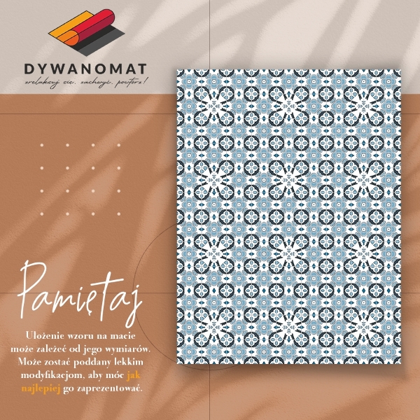 Indoor vinyl PVC carpet Spanish tiles