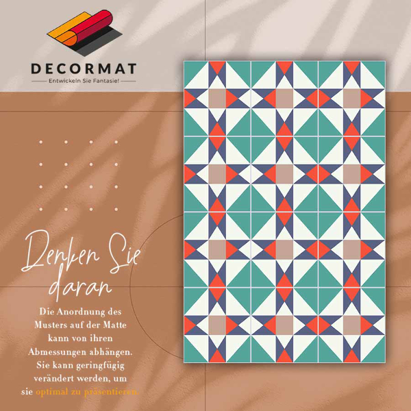 Indoor vinyl PVC carpet Spanish tiles