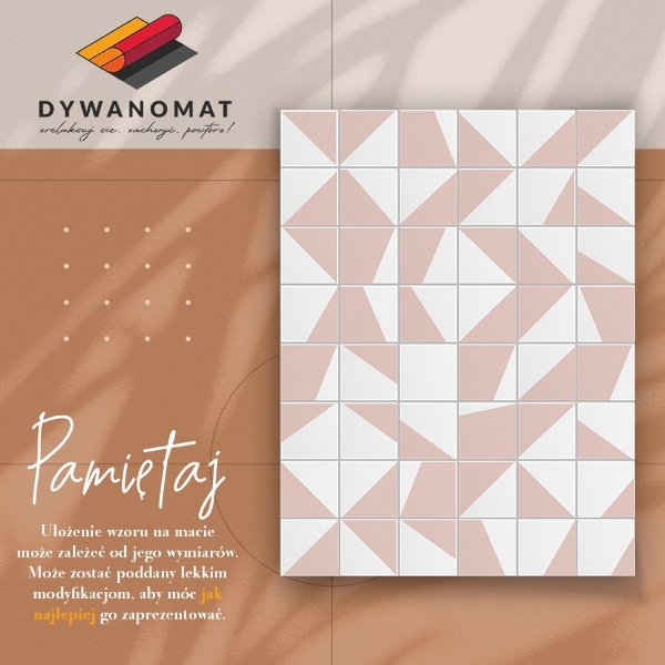 Universal vinyl rug Watercolor forms
