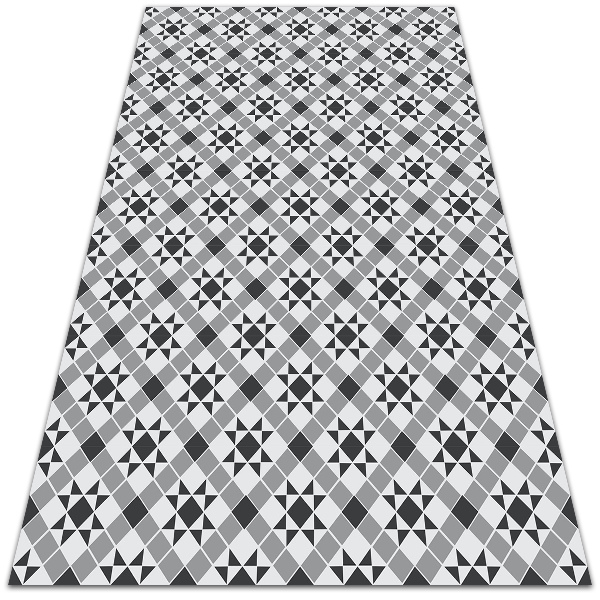 Indoor vinyl PVC carpet Gothic stars