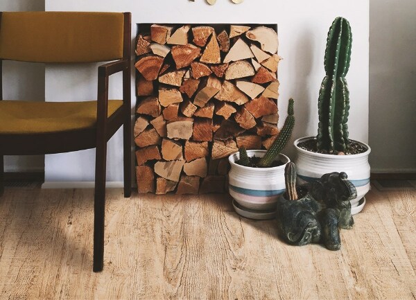Interior PVC rug Raw wood
