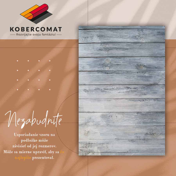 Interior PVC rug Horizontal boards