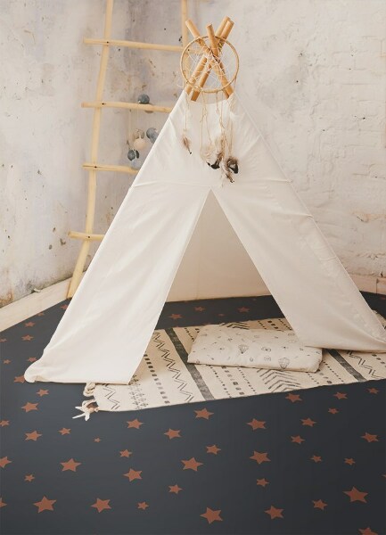Vinyl rug Geometric stars
