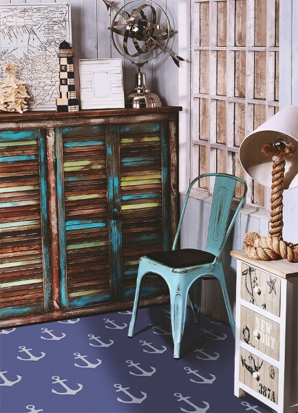 Vinyl interior carpet Anchors