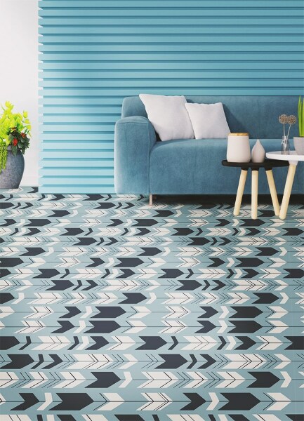 Universal vinyl carpet Indian arrows