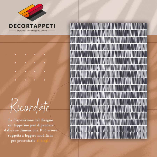 Universal vinyl carpet Abstract lines