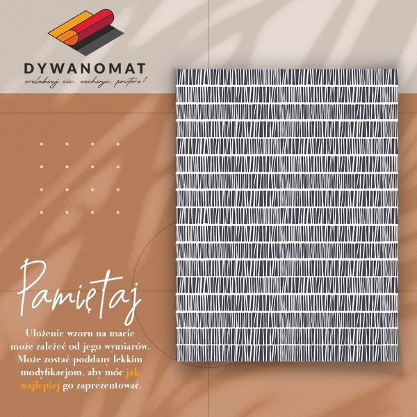 Universal vinyl carpet Abstract lines