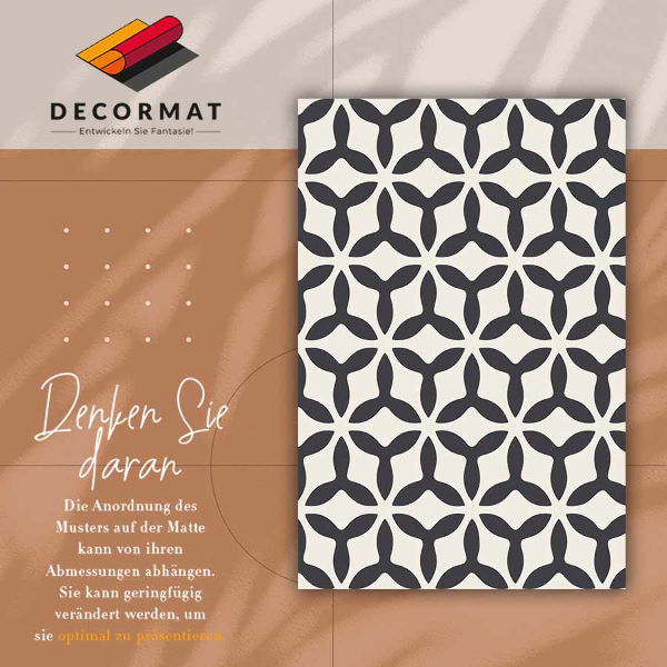 Vinyl rug Geometric shapes