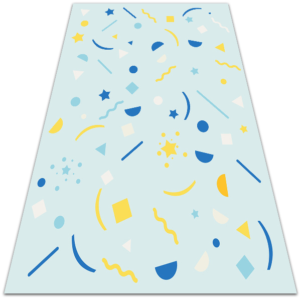 Vinyl floor rug Abstract piñata