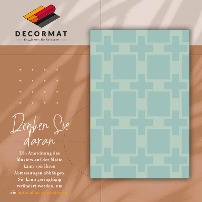 Universal vinyl carpet Geometric crosses