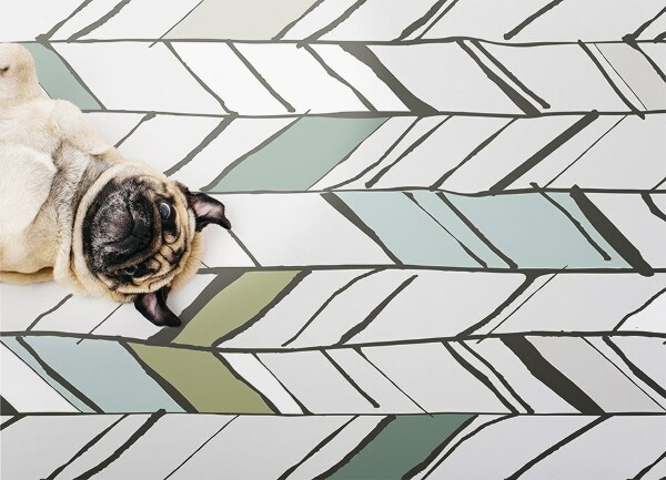 Indoor vinyl PVC carpet Indian weaves