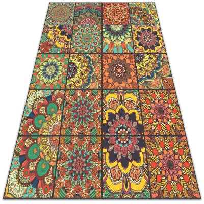 Fashionable vinyl rug Portuguese tiles