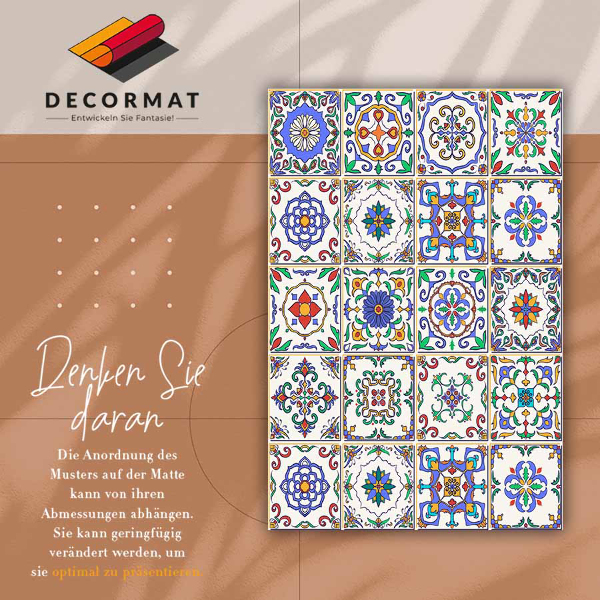 Indoor vinyl PVC carpet Italian tiles