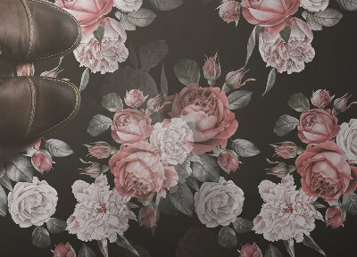 Universal vinyl rug Roses