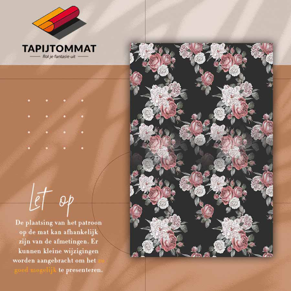 Universal vinyl rug Roses