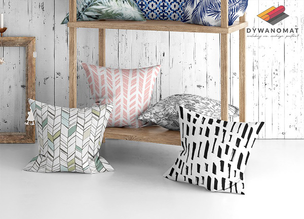 Fashionable vinyl rug herringbone zigzag
