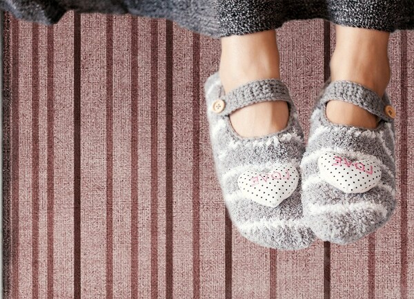 Indoor vinyl PVC carpet Fabric texture