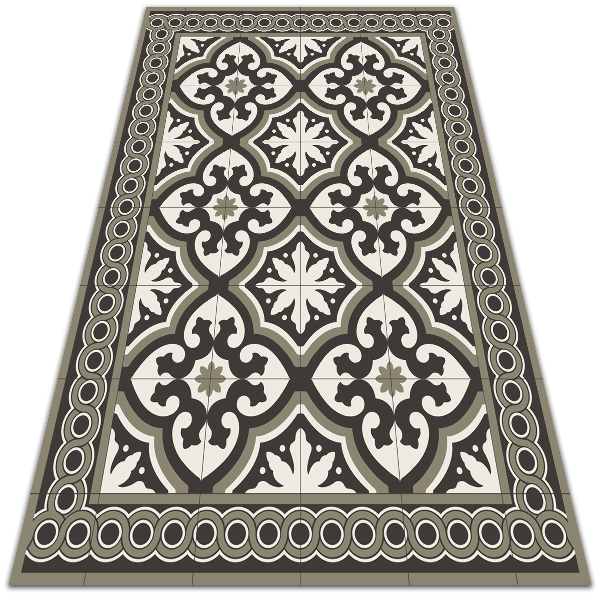 Vinyl floor rug Scandinavian style